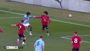 瓜帅场边观战！U18青年足总杯曼城2-1绝杀曼联夺冠！